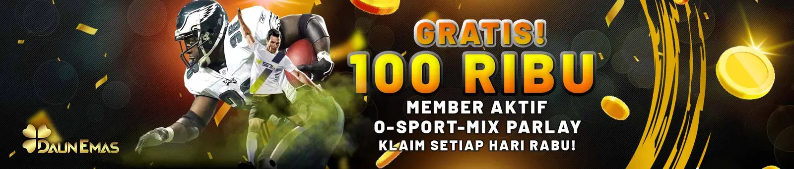 Materi promosi 100 ribu untuk member aktif sport mix parlay